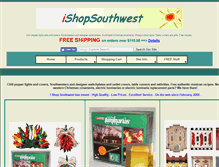 Tablet Screenshot of ishopsouthwest.com